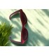 Bambusova sončna očala Red Bamboo – barvni poudarek | Owlet