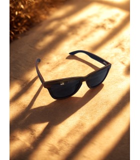 Lesena sončna očala Skateboard Blue Lens – moderen videz | Owlet